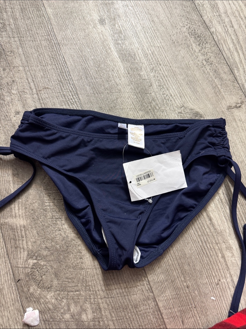 Anne Cole Navy Blue One-Piece Swim Bottom